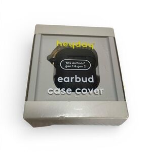 Heyday Silicone AirPods Case Cover (Gen 1 & 2) – Black